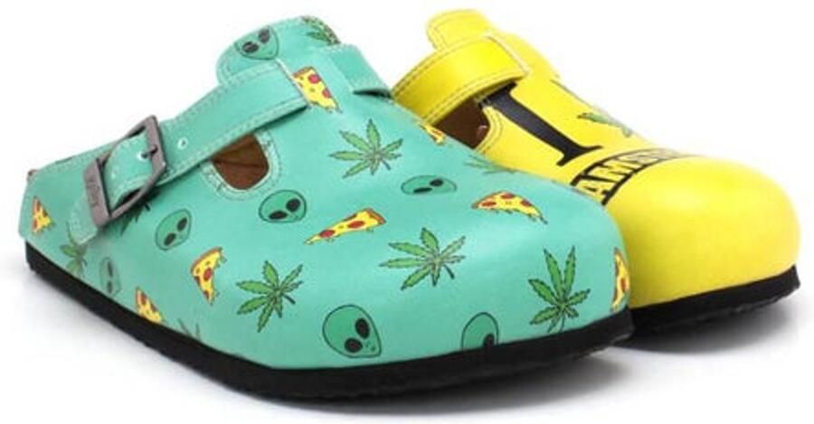 GOBY I Love Amsterdam Clogs Handgemaakt Premium Kwaliteit