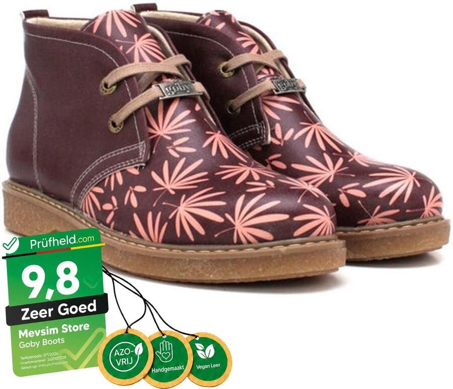 GOBY Leafes Boots Sneakers Laarzen Hoge kwaliteit Handmade