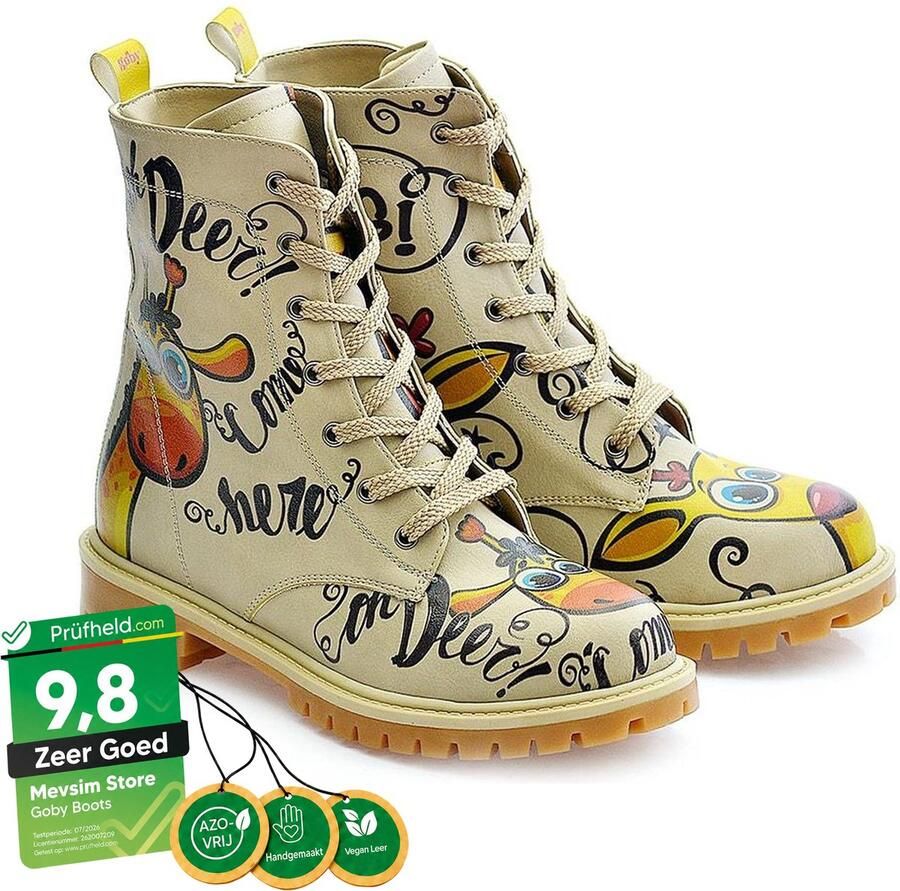 GOBY Ooo My deer Boots Laars Laarzen Damesboots Dames laarzen Longboots Handmade - Foto 2