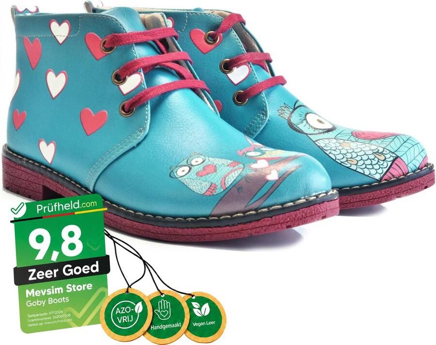 GOBY Owls Boots Sneakers Laarzen Hoge kwaliteit Handmade - Foto 2