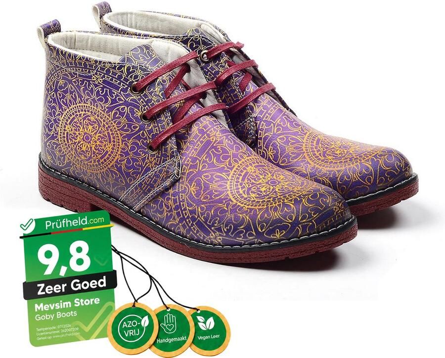 GOBY Patroon Boots Sneakers Laarzen Hoge kwaliteit Handmade - Foto 2