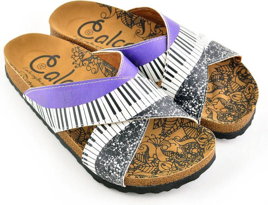 GOBY Piano Slippers Sandalen -Hoge kwaliteit Handmade