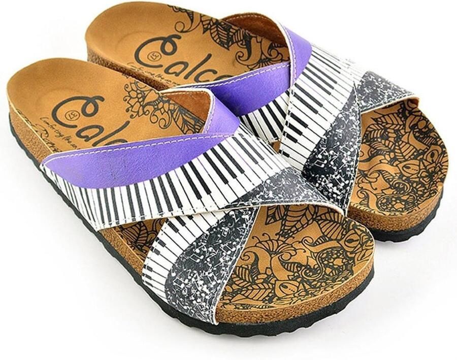 GOBY Piano Slippers Sandalen -Hoge kwaliteit Handmade