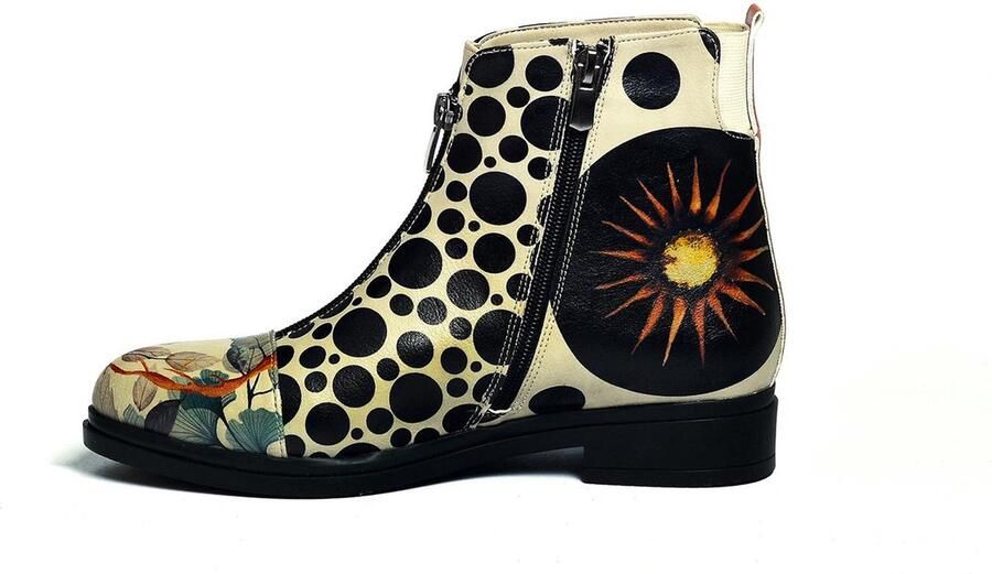 GOBY Flowers Enkellaarsjes Damesboots Laarzen Hoge kwaliteit Handmade - Foto 2