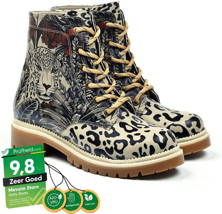 GOBY Siberian Enkel laars Laarzen Damesboots Dames laarzen Ankle boot Handmade - Foto 3