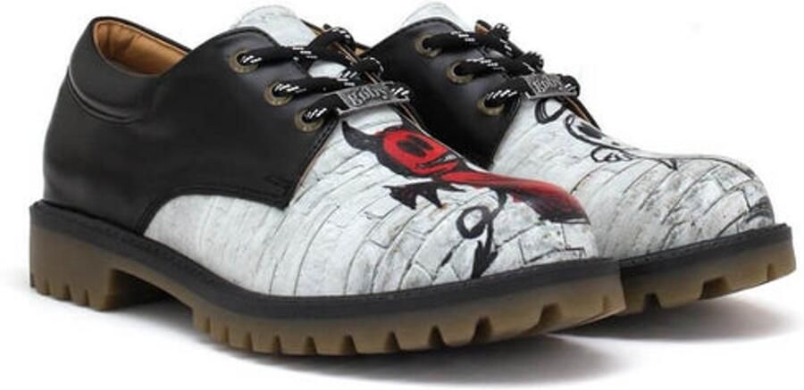 GOBY Wall Art Dames Veterschoenen Handmade en Vegan Streetstyle en Comfort