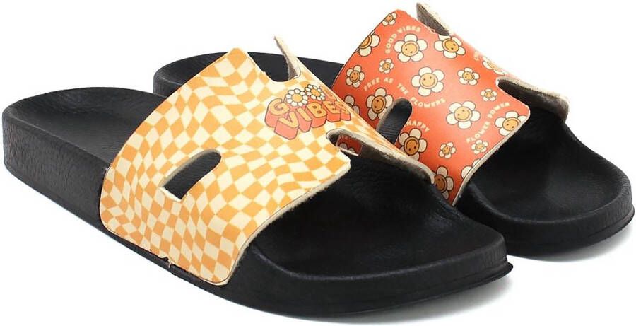 GOBY Good Vibes Slippers Sandalen -Hoge kwaliteit Handmade