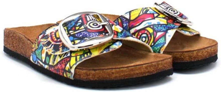 GOBY Graffiti Sandalen Slippers Hoge kwaliteit Handmade