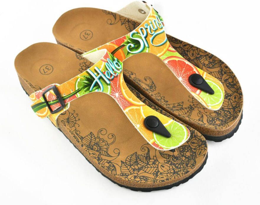 GOBY Hello Spring Sandalen Handmade Vegan Leer Dames