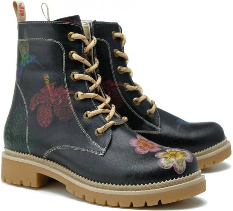 GOBY Hummingbird Dames Laarzen Handmade Vegan Leer