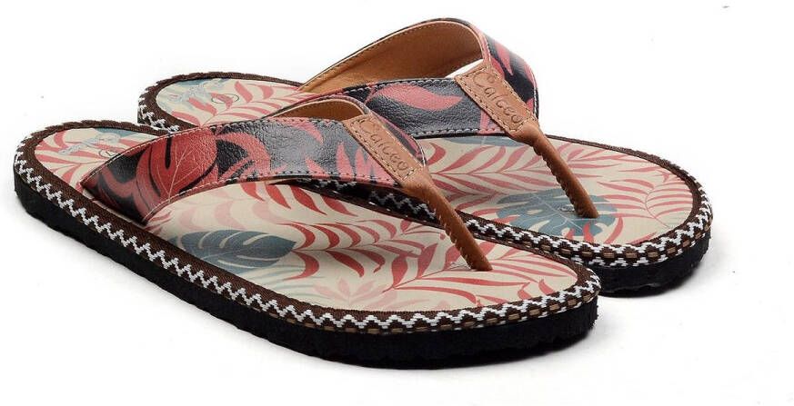 GOBY Jungle Vibes Dames Slippers Vegan Handmade