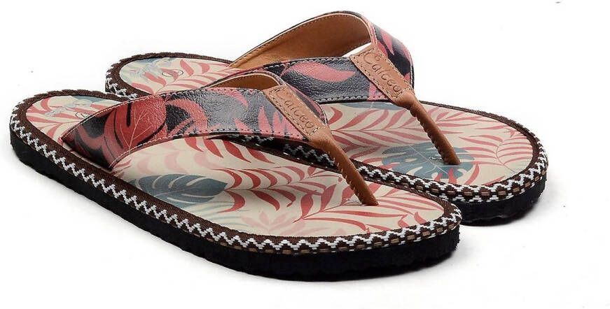 GOBY Jungle Vibes Dames Slippers Vegan Handmade