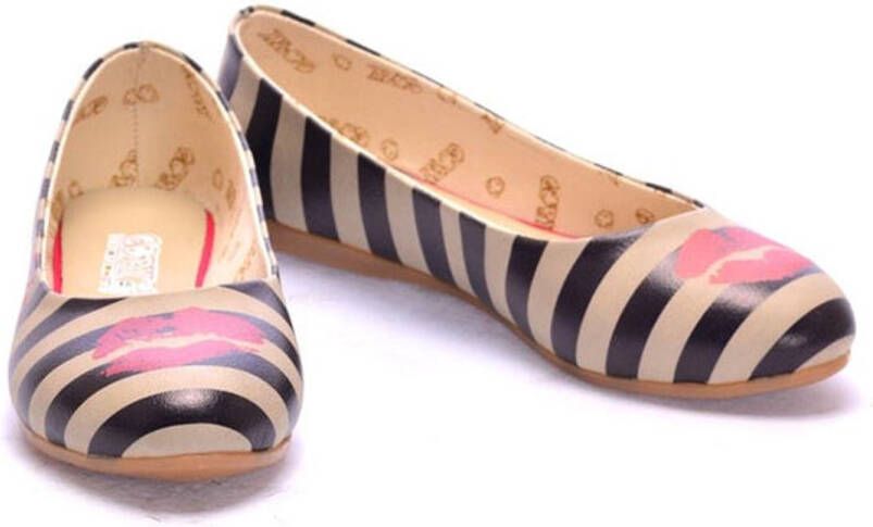 GOBY Kiss My Lips Ballerina's Handgemaakt Premium Kwaliteit