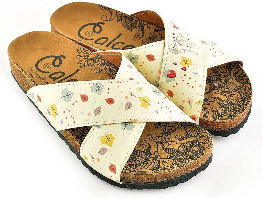 GOBY Leafes Slippers Sandalen -Hoge kwaliteit Handmade