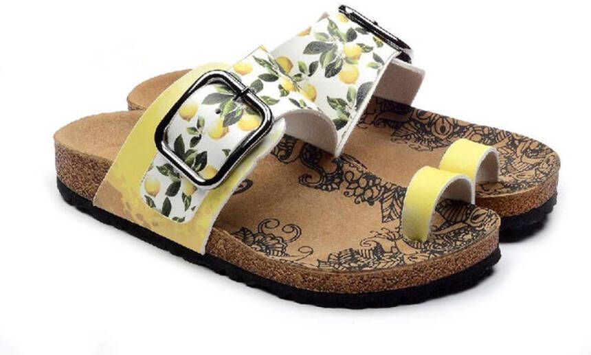 GOBY Lemons Sandalen Slippers Hoge kwaliteit Handmade