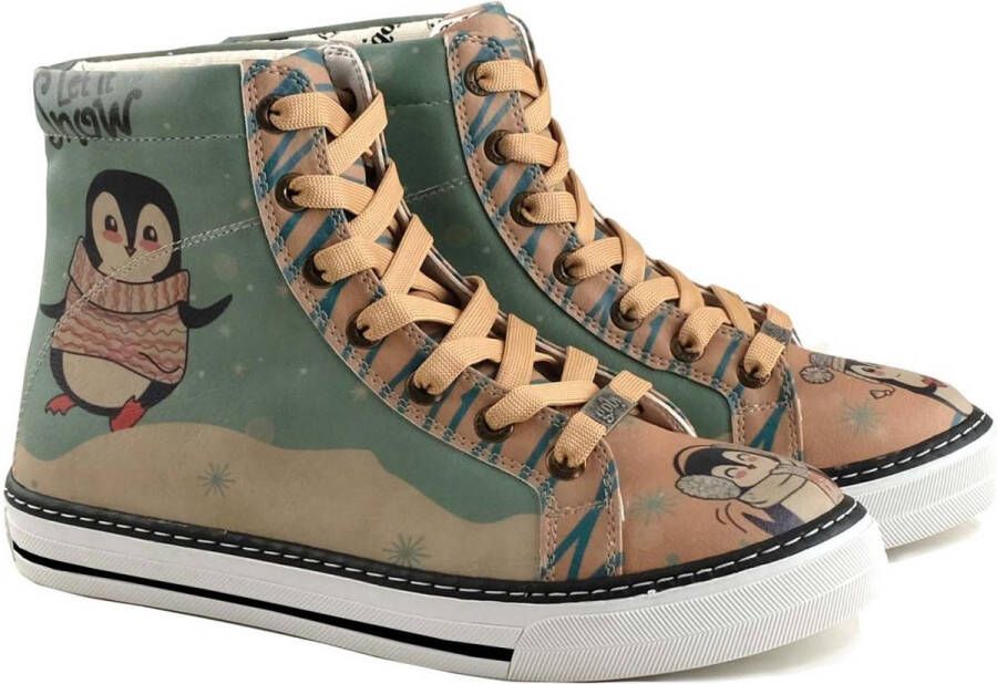 GOBY Let It Snow Enkellaarsjes Damesboots Laarzen Hoge kwaliteit Handmade