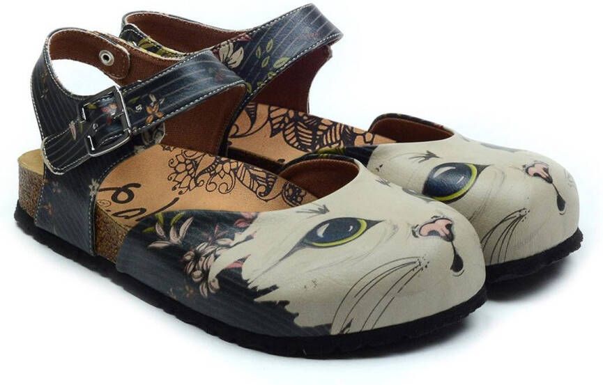 GOBY Letterpress Vibe Dames Clogs Vegan Handmade