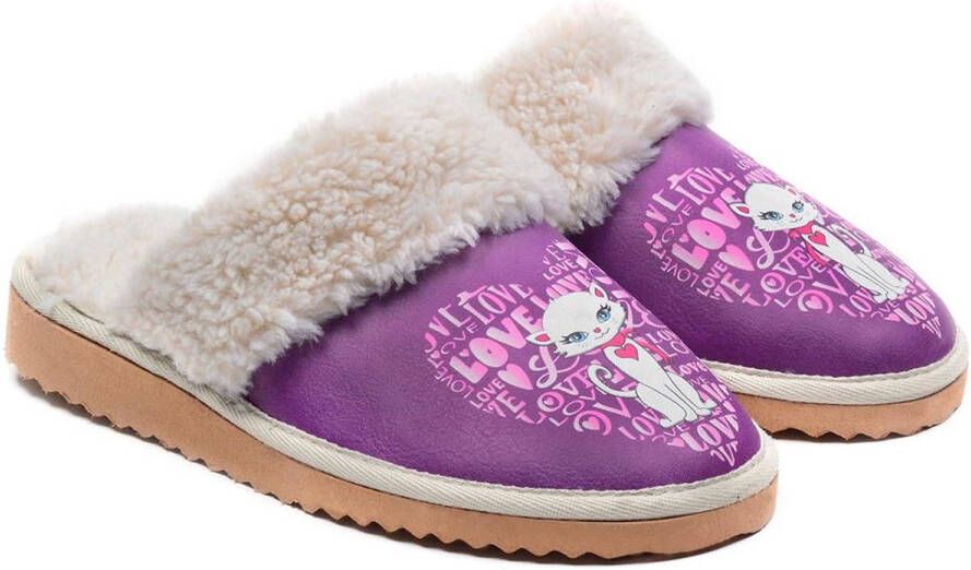 GOBY Love Cat Slippers Sloffen Hoge kwaliteit Handmade