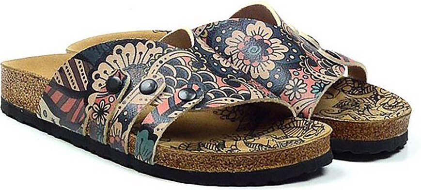 GOBY Midnight Garden Dames Sandalen Vegan Handmade