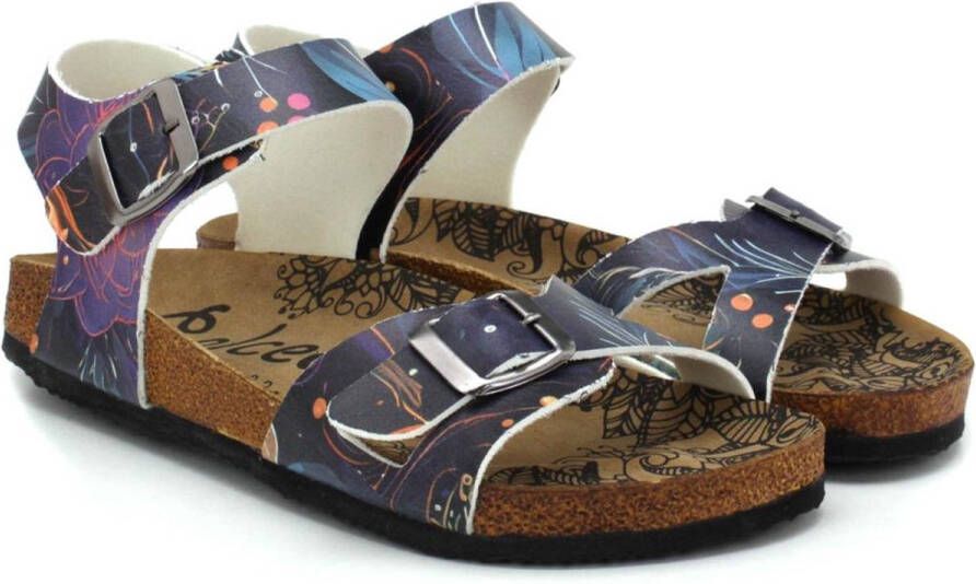 GOBY Midnight Petal Dames Sandalen Vegan Handmade