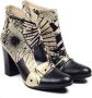 GOBY Monochrome Muse Enkellaarsjes Handmade Vegan Leer Dames - Thumbnail 1