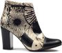 GOBY Monochrome Muse Enkellaarsjes Handmade Vegan Leer Dames - Thumbnail 1