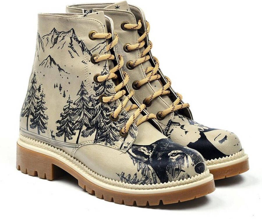 GOBY Mountain Spirit Dames Veterboots Handgemaakt Vegan Leer