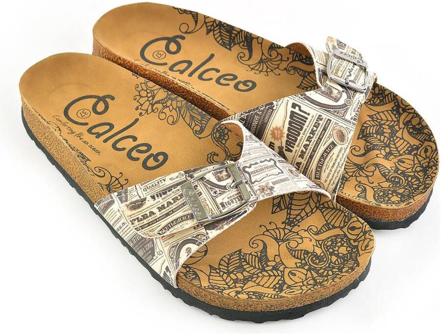 GOBY News Paper Slippers Sandalen -Hoge kwaliteit Handmade