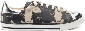 GOBY Ocelot Sneakers Sneaker Damessneaker Damessneakers Hoge kwaliteit Handmade Kattenprint