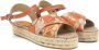 GOBY Oranje Blossem Sandalen Slippers Hoge kwaliteit Handmade - Thumbnail 1