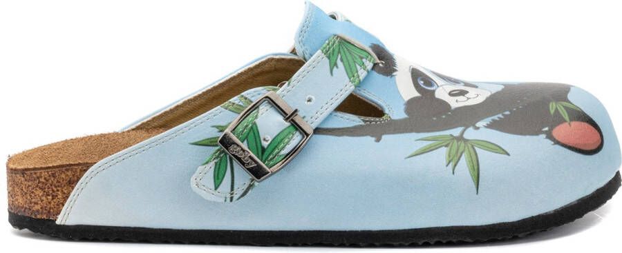 GOBY Panda Clogs Slippers Slipper Klompen Hoge kwaliteit Handmade Pandaprint - Foto 5