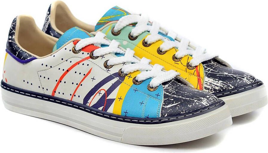 GOBY Patronen Sneakers Schoenen Handgemaakt Premium Kwaliteit