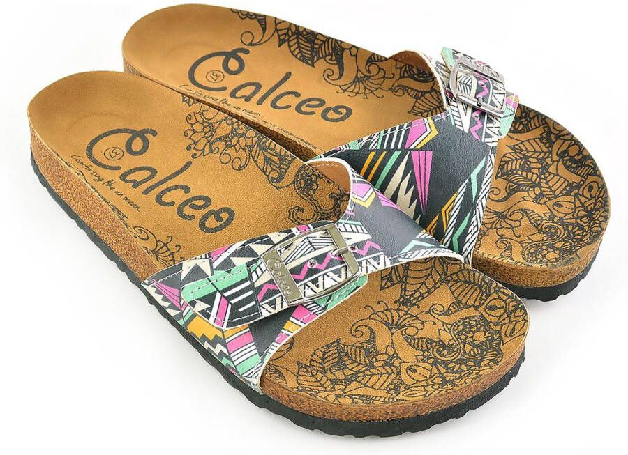 GOBY Patroon Sandalen Slippers Hoge kwaliteit Handmade