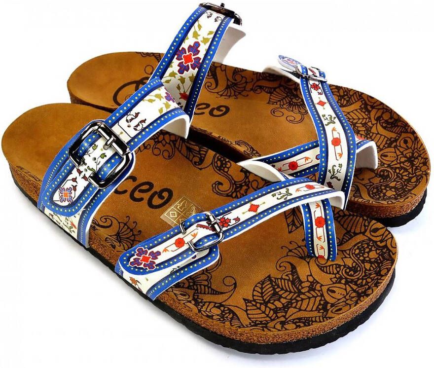 GOBY Patroon Slippers Sandalen Handgemaakt Premium Kwaliteit