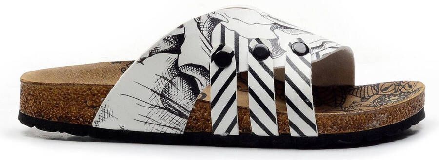 GOBY Patroon Slippers Sandalen -Hoge kwaliteit Handmade