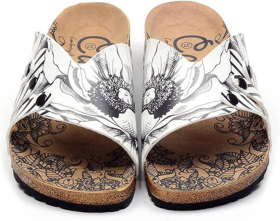 GOBY Patroon Slippers Sandalen -Hoge kwaliteit Handmade