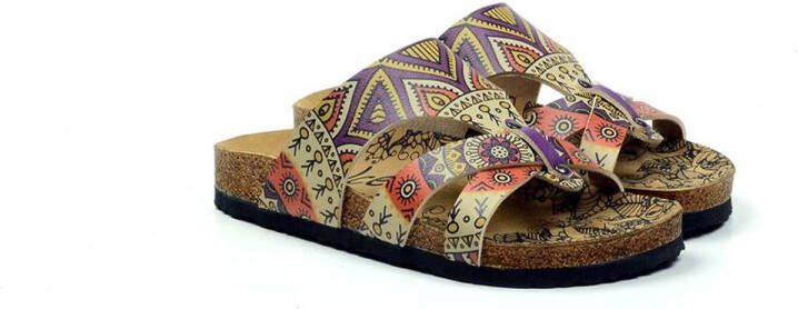 GOBY Patroon Slippers Sandalen -Hoge kwaliteit Handmade