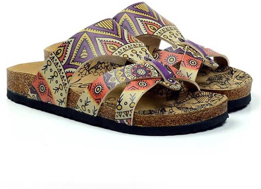 GOBY Patroon Slippers Sandalen -Hoge kwaliteit Handmade
