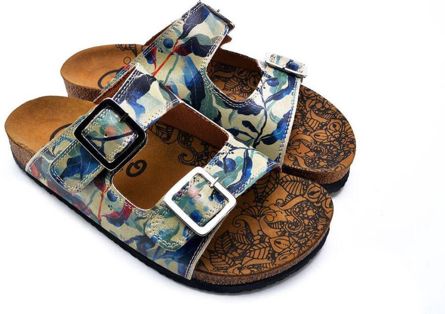 GOBY Patroon Slippers Sandalen -Hoge kwaliteit Handmade