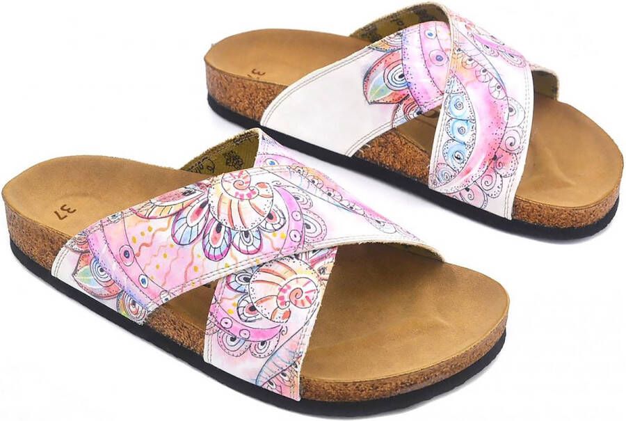 GOBY Patroon Slippers Sandalen -Hoge kwaliteit Handmade