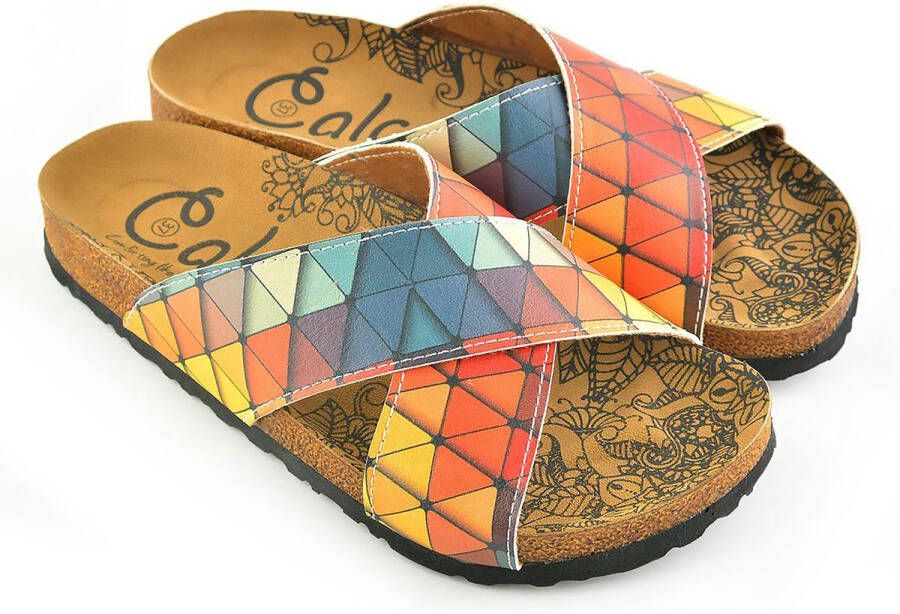 GOBY Patroon Slippers Sandalen -Hoge kwaliteit Handmade