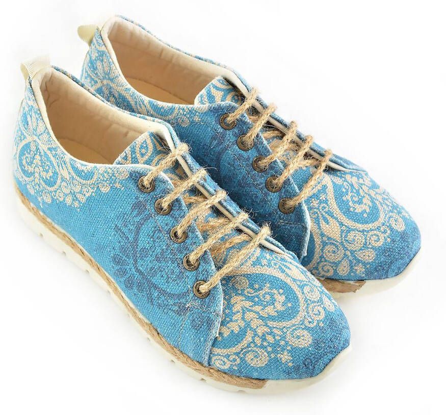 GOBY Pattern Schoenen Sneakers Hoge kwaliteit Handmade Meisjesprint