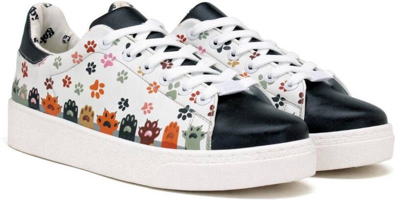 GOBY Paw Parade Dames Sneakers Vegan Handmade