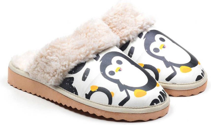 GOBY Pinguin Dames Pantoffels Anti-slip Handgemaakt Premium Kwaliteit