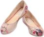 GOBY Pinky Ballerinas Flats Hoge kwaliteit Handmade Meisjesprint - Thumbnail 1