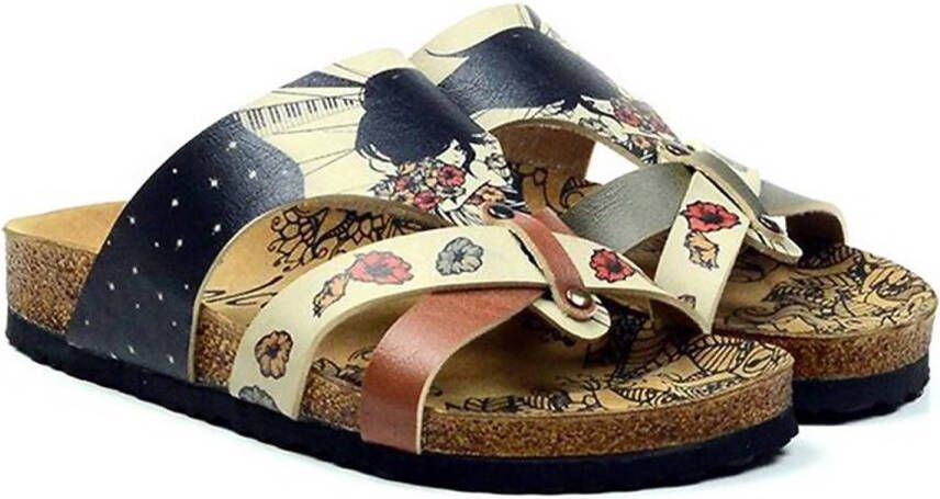 GOBY Playing Piano Sandalen Slippers Hoge kwaliteit Handmade - Foto 2