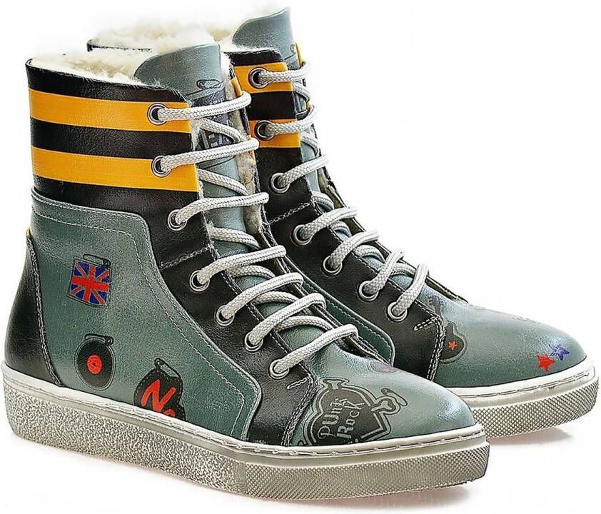 GOBY Rebel Beat Laarzen Handmade Vegan Leer Dames