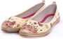 GOBY Rode Kuiken Ballerinas Flats Hoge kwaliteit Handmade Meisjesprint - Thumbnail 2