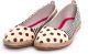 GOBY Rode Stippen Ballerinas Flats Hoge kwaliteit Handmade Meisjesprint - Thumbnail 1