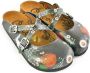 GOBY Clogs met Bloemenprint Handgemaakt Premium Kwaliteit - Thumbnail 1